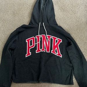 VS PINK cropped hoodie